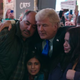 Alec Baldwin, in Donald Trump getup, embraces one of multiple constituencies insulted by the candidate (Screenshot: YouTube)